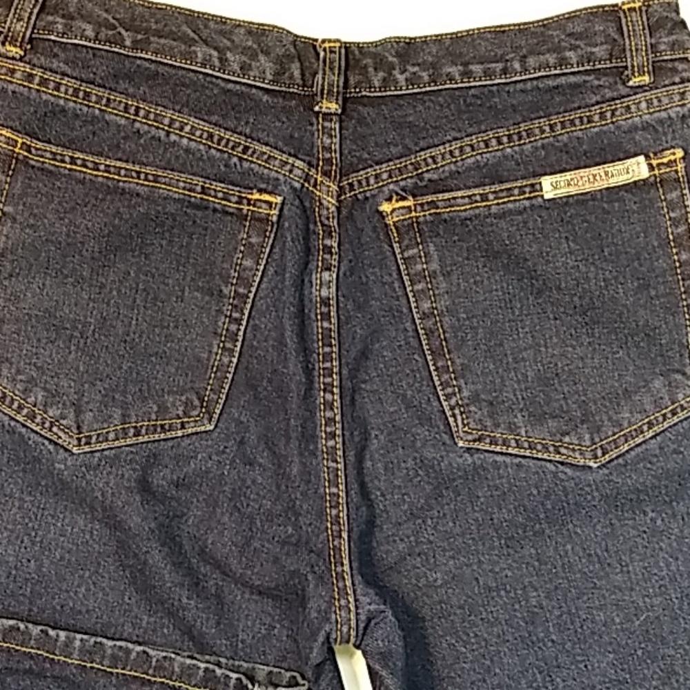 Second Generation Floral Embroidered Jeans Bootcu… - image 5